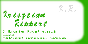krisztian rippert business card